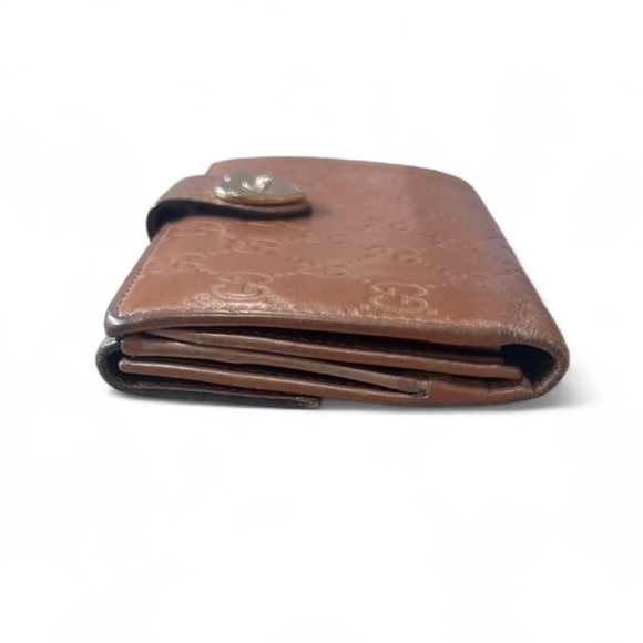 Gucci Guccissima Long Wallet No. 203550-0959 Brown / Champagne - Picture 11 of 15